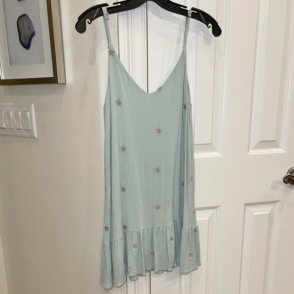Lane B Mint Sage Sun Dress